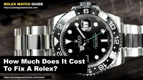 rolex restoration cost.